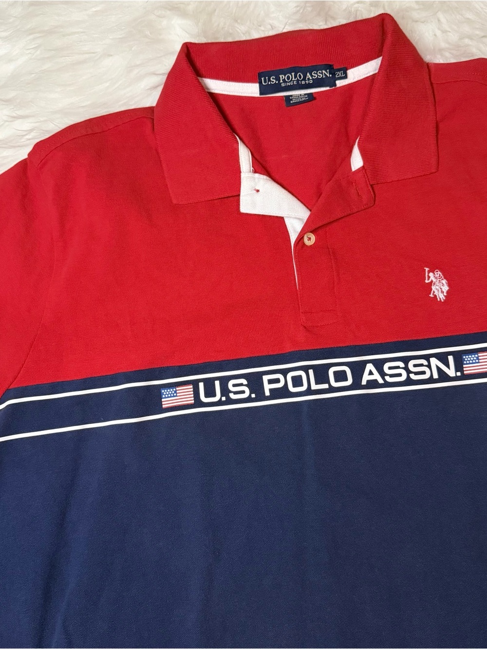 U.S Polo Assn Men’s Novelty Polo Shirt - Picture 4 of 9